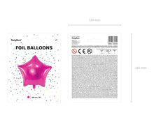 Load image into Gallery viewer, Solid Star Foil Balloon 20&quot; / 18&quot; - Hot Pink

