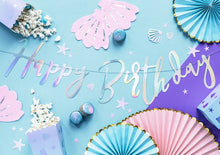 Load image into Gallery viewer, Happy Birthday Banner, Iridescent, 16.5x62cm
