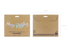 Load image into Gallery viewer, Happy Birthday Banner, Iridescent, 16.5x62cm
