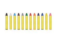 Load image into Gallery viewer, Face painting crayons - 12pcs
