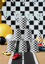 Load image into Gallery viewer, Checkerboard Racing Cups - 6ct
