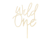 Load image into Gallery viewer, Wooden topper Wild One, 22cm
