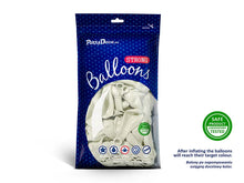 Load image into Gallery viewer, Pack of 12&quot; Latex Balloons, 50ct - Pastel Pure White
