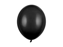 Load image into Gallery viewer, Pack of 12" Metallic Latex Balloons, 50ct - Black
