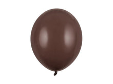 Load image into Gallery viewer, Pack Of 12" Latex Balloons 50ct - Matte Coco Brown
