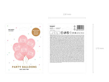 Load image into Gallery viewer, Happy Birthday Baby Pink Latex Balloons - 6ct
