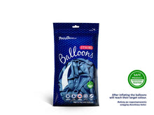 Load image into Gallery viewer, Strong Balloons 12cm, Metallic Corn. Blue - 100pcs
