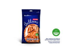Load image into Gallery viewer, Strong balloons 12cm, Metallic Mand. Orange - 100pcs
