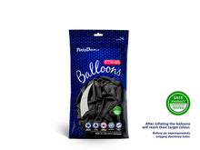 Load image into Gallery viewer, Strong Balloons 12cm, Metallic Black - 100pcs
