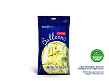 Load image into Gallery viewer, Strong balloons 12cm, Pastel Light Yellow - 100pcs
