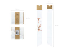 Load image into Gallery viewer, White Team Bride Sash -75cm
