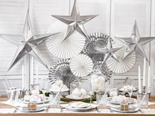 Load image into Gallery viewer, Silver Star Plates 18cm - 6ct
