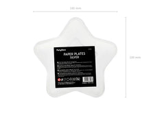 Load image into Gallery viewer, Silver Star Plates 18cm - 6ct
