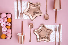 Load image into Gallery viewer, Rose Gold Star Plates  - 18cn
