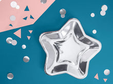 Load image into Gallery viewer, Silver Star Plates - 23cm

