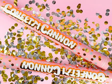Load image into Gallery viewer, Confetti Cannon Gold &amp; Silver Circles
