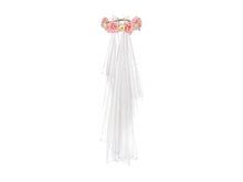 Load image into Gallery viewer, Flowered Wreath With Veil
