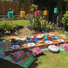 Load image into Gallery viewer, Boho Colourful Outdoor Rug (120cm x 180cm)
