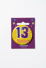 Load image into Gallery viewer, Age 13 Badge - 5cm
