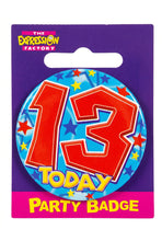Load image into Gallery viewer, Age 13 Badge - 5cm
