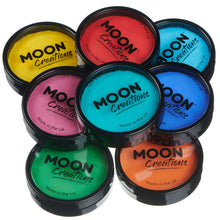 Load image into Gallery viewer, Moon Creations Pro Face Paint Cake Pot - Dark Green
