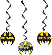 Load image into Gallery viewer, 26" Hanging Batman Decorations - 3ct
