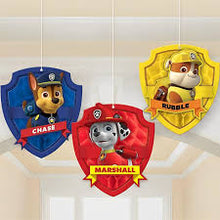 Load image into Gallery viewer, Paw Patrol Honeycomb Decorations
