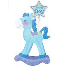 Load image into Gallery viewer, Rocking Horse Baby Boy Airwalker Balloon
