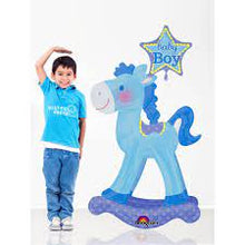 Load image into Gallery viewer, Rocking Horse Baby Boy Airwalker Balloon
