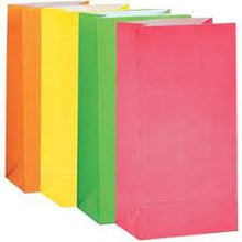Load image into Gallery viewer, Neon Assorted Paper Party Bags
