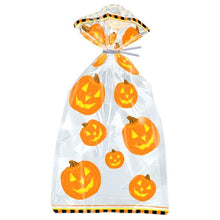 Load image into Gallery viewer, Halloween Pumpkin Gift Bags, 20ct

