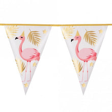Load image into Gallery viewer, Let's Flamingo Flag Banner (4m)
