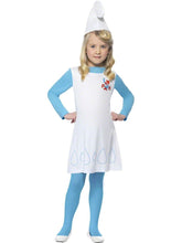 Load image into Gallery viewer, Smiffys The Smurfs Smurfette Fancy Dress Costume - 3-4 Years
