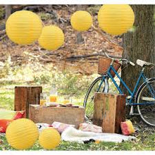 Load image into Gallery viewer, Yellow Paper Lantern 35cm
