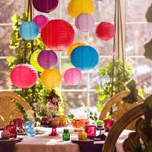 Load image into Gallery viewer, Yellow Paper Lantern 35cm
