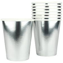 Load image into Gallery viewer, Silver Foil Paper Cups 220ml / 355ml
