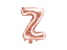 Load image into Gallery viewer, Rose Gold Foil balloon Letter 'Z'
