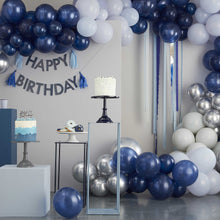 Load image into Gallery viewer, Silver Acrylic Happy Birthday Cake Topper
