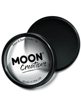 Load image into Gallery viewer, Moon Creations Pro Face Paint Cake Pot - Black
