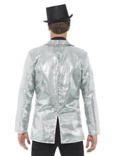 Load image into Gallery viewer, Sequin Jacket, Mens - Silver
