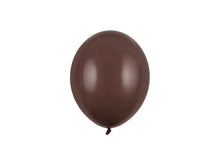 Load image into Gallery viewer, Strong balloons 12cm, Chocolate Brown - 100pcs
