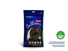 Load image into Gallery viewer, Strong balloons 12cm, Chocolate Brown - 100pcs
