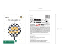Load image into Gallery viewer, Happy Birthday Checkerboard Foil Balloon - 45 cm
