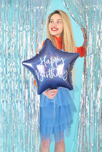 Load image into Gallery viewer, Happy Birthday Foil Balloon - 40 cm - Navy Blue

