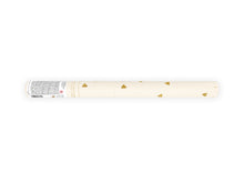 Load image into Gallery viewer, Confetti Shaker White &amp; Gold Hearts - 35cm
