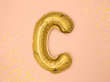 Load image into Gallery viewer, Gold Foil Balloon Letter ''C''
