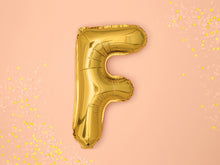 Load image into Gallery viewer, Gold Foil balloon Letter ''F''
