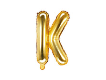 Load image into Gallery viewer, Gold Foil balloon Letter ''K'
