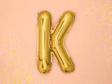 Load image into Gallery viewer, Gold Foil balloon Letter ''K'
