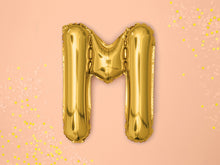 Load image into Gallery viewer, Gold Foil balloon Letter &#39;&#39;M&#39;
